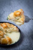 Кусок слойки камамбера стоковые фотографии rf Кусок слойки камамбера стоковые фотографии rf