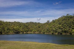 Ландшафт запруды Guatapé в Antioquia - Колумбии стоковая фотография rf Ландшафт запруды Guatapé в Antioquia - Колумбии стоковая фотография rf