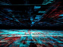 Линии хаоса - изображение конспекта цифров произведенное Стоковое Изображение RF Линии хаоса - изображение конспекта цифров произведенное Стоковое Изображение RF