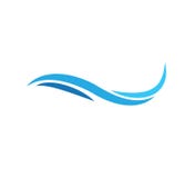 Логотип волны воды иллюстрация штока Логотип волны воды иллюстрация штока