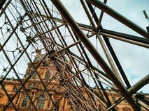 Лувр Париж Франция стоковая фотография rf Лувр Париж Франция стоковая фотография rf