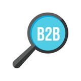 Лупа слова B2b бесплатная иллюстрация Лупа слова B2b бесплатная иллюстрация