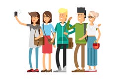 Маленькие девочки ofthree съемки Selfie бесплатная иллюстрация Маленькие девочки ofthree съемки Selfie бесплатная иллюстрация