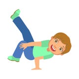 Мальчик делая стойку на одной руке танцуя Breakdance выполняя на этапе, участнике витрины школы с музыкальное художническим бесплатная иллюстрация Мальчик делая стойку на одной руке танцуя Breakdance выполняя на этапе, участнике витрины школы с музыкальное художническим бесплатная иллюстрация