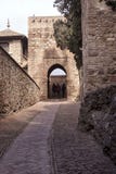 Малага, Испания, февраль 2019 Крепость Alcazaba арабское городище на держателе Gibralfaro в испанской Малага мощно стоковое фото rf Малага, Испания, февраль 2019 Крепость Alcazaba арабское городище на держателе Gibralfaro в испанской Малага мощно стоковое фото rf
