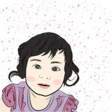 Маленькая девочка в рамке бесплатная иллюстрация Маленькая девочка в рамке бесплатная иллюстрация