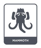 мамонтовый значок в ультрамодном стиле дизайна мамонтовый значок изолированный на белой предпосылке символ мамонтового значка век иллюстрация штока мамонтовый значок в ультрамодном стиле дизайна мамонтовый значок изолированный на белой предпосылке символ мамонтового значка век иллюстрация штока