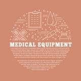 Медицинская диагностика, конструктивная схема графического дизайна проверки бесплатная иллюстрация Медицинская диагностика, конструктивная схема графического дизайна проверки бесплатная иллюстрация