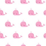 Милая предпосылка с китами пинка шаржа Картина Kawaii животная бесплатная иллюстрация Милая предпосылка с китами пинка шаржа Картина Kawaii животная бесплатная иллюстрация