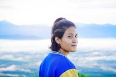 Милое тайÑкое азиатÑкое potrait девушки стоковая фотография rf Милое тайÑкое азиатÑкое potrait девушки стоковая фотография rf