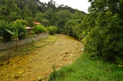 Мистическое река на трассе Encantau Camin в совете Llanes Природа, перемещение, ландшафты, леса, фантазия стоковое изображение rf Мистическое река на трассе Encantau Camin в совете Llanes Природа, перемещение, ландшафты, леса, фантазия стоковое изображение rf
