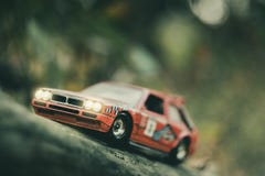 Модель автомобиля ралли игрушки ретро стоковое изображение Модель автомобиля ралли игрушки ретро стоковое изображение
