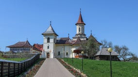 Монастырь в Mănăstirea Humorului, регионе Bucovina Румыния стоковое фото Монастырь в Mănăstirea Humorului, регионе Bucovina Румыния стоковое фото