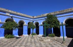 Монастырь Святого Катрина, Санты Каталины, Arequipa, Перу стоковое фото rf Монастырь Святого Катрина, Санты Каталины, Arequipa, Перу стоковое фото rf