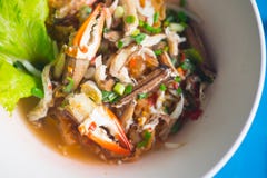Морепродукты Том лапшей yum с когтем стоковое изображение rf Морепродукты Том лапшей yum с когтем стоковое изображение rf