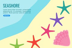 Морские звёзды и раковина в графике данным по Seashore иллюстрация вектора Морские звёзды и раковина в графике данным по Seashore иллюстрация вектора
