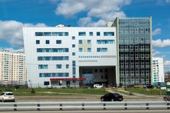 Москва, Россия 24-ое апреля 2016 Поликлиника 201 в Zelenograd Стоковая Фотография RF Москва, Россия 24-ое апреля 2016 Поликлиника 201 в Zelenograd Стоковая Фотография RF