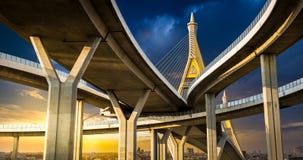 Мост Bhumibol стоковые фото Мост Bhumibol стоковые фото