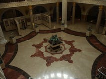 Музей Akhmat Hadzha Kadyrov Центральный Hall город Грозного столица Чечни стоковое фото rf Музей Akhmat Hadzha Kadyrov Центральный Hall город Грозного столица Чечни стоковое фото rf