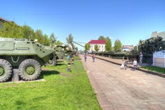 Музей воинского оборудования Город Sovetsk, область Калининграда Стоковое Изображение Музей воинского оборудования Город Sovetsk, область Калининграда Стоковое Изображение