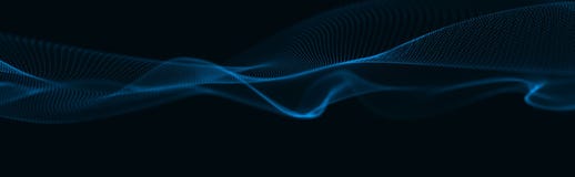 Музыкальная волна частиц Ядровые структурные соединения Абстрактная предпосылка с волной светящих частиц o иллюстрация штока Музыкальная волна частиц Ядровые структурные соединения Абстрактная предпосылка с волной светящих частиц o иллюстрация штока