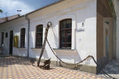 На входе к мемориальному музею a S Зеленый Feodosiya стоковые изображения На входе к мемориальному музею a S Зеленый Feodosiya стоковые изображения