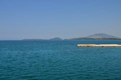 Набережная на Ionian море стоковые изображения Набережная на Ionian море стоковые изображения