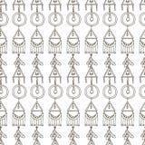 нарисованная рукой безшовная предпосылка картины Вектор Boho Винтажное cketch Стоковое Изображение RF нарисованная рукой безшовная предпосылка картины Вектор Boho Винтажное cketch Стоковое Изображение RF