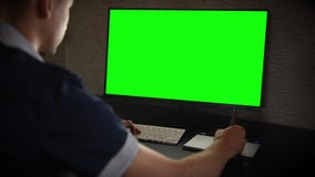 Настольный компьютер пользы человека дома Ноча - работа Настольный компьютер пользы человека дома Ноча - работа