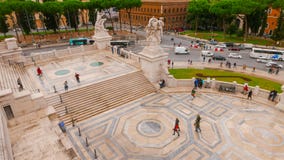 Национальный монумент Виктора Emmanuel Vittorio Emanuele в Риме - туристической достопримечательности стоковые изображения Национальный монумент Виктора Emmanuel Vittorio Emanuele в Риме - туристической достопримечательности стоковые изображения
