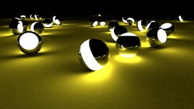 Неоновые шарики на темной предпосылке Абстрактные хаотические накаляя сферы предпосылка футуристическая Нанимает иллюстрацию для Стоковые Изображения Неоновые шарики на темной предпосылке Абстрактные хаотические накаляя сферы предпосылка футуристическая Нанимает иллюстрацию для Стоковые Изображения