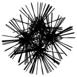 Нервная грубая пересекая monochrome форма изолированная на белизне Abst бесплатная иллюстрация Нервная грубая пересекая monochrome форма изолированная на белизне Abst бесплатная иллюстрация