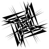 Нервный геометрический элемент, случайная форма Абстрактное monochrome illust Стоковые Изображения RF Нервный геометрический элемент, случайная форма Абстрактное monochrome illust Стоковые Изображения RF