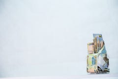 Нигерийская найра в бутылке - концепция местных сбережений стоковые изображения rf Нигерийская найра в бутылке - концепция местных сбережений стоковые изображения rf