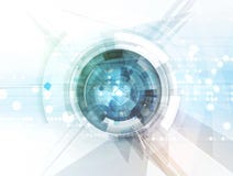 Новая будущая предпосылка конспекта концепции технологии иллюстрация штока Новая будущая предпосылка конспекта концепции технологии иллюстрация штока