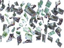 Новые 100 долларов и 100 банкнот евро падают на пол 3d для того чтобы не представить на белой предпосылке никакую тень иллюстрация штока Новые 100 долларов и 100 банкнот евро падают на пол 3d для того чтобы не представить на белой предпосылке никакую тень иллюстрация штока