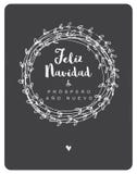 Новый Год nuevo ano prospero navidad y Feliz - с Рождеством Христовым и счастливый Испанская карта вектора рождества иллюстрация вектора Новый Год nuevo ano prospero navidad y Feliz - с Рождеством Христовым и счастливый Испанская карта вектора рождества иллюстрация вектора