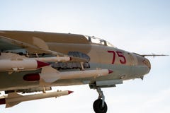 Нос воздушных судн и ракет под крылами стоковые фото Нос воздушных судн и ракет под крылами стоковые фото