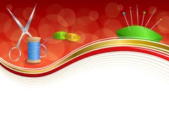 Оборудование шить потока предпосылки абстрактное scissors иллюстрация рамки ленты желтого золота голубого зеленого цвета штыря иг бесплатная иллюстрация Оборудование шить потока предпосылки абстрактное scissors иллюстрация рамки ленты желтого золота голубого зеленого цвета штыря иг бесплатная иллюстрация