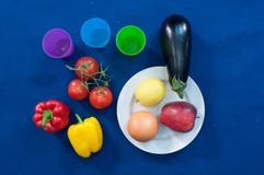 Овощи и плодоовощи важная часть здорового питания, и разнообразие как важный стоковые изображения rf Овощи и плодоовощи важная часть здорового питания, и разнообразие как важный стоковые изображения rf