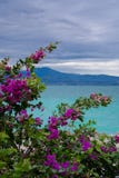 Озеро Garda от замка Scaligero, Sirmione стоковые фотографии rf Озеро Garda от замка Scaligero, Sirmione стоковые фотографии rf