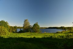 ????? ???????? di Suvorov Novgorod del lago fotografia stock ????? ???????? di Suvorov Novgorod del lago fotografia stock
