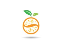 Оранжевый шаблон логотипа иллюстрация штока Оранжевый шаблон логотипа иллюстрация штока
