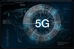 5G New Wireless Internet Wi-fi Connection. Global Network High Speed stock illustration 5G New Wireless Internet Wi-fi Connection. Global Network High Speed stock illustration