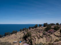 Остров Taquile, зона Puno, Перу стоковые фото Остров Taquile, зона Puno, Перу стоковые фото