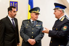 Отверстие первой совместной точки соприкосновения на Украинец-Hu Стоковые Изображения RF Отверстие первой совместной точки соприкосновения на Украинец-Hu Стоковые Изображения RF