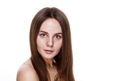 ОТСУТСТВИЕ стороны СОСТАВА естественной чистой молодой девушки брюнет без никакого m стоковое изображение ОТСУТСТВИЕ стороны СОСТАВА естественной чистой молодой девушки брюнет без никакого m стоковое изображение