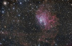 Пламенеющее межзвёздное облако звезды в Auriga созвездия стоковая фотография Пламенеющее межзвёздное облако звезды в Auriga созвездия стоковая фотография