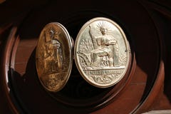 Плита показывая нотариуса в Франции стоковое изображение Плита показывая нотариуса в Франции стоковое изображение