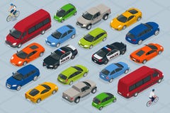 Плоский равновеликий высококачественный комплект значка автомобиля перехода города 3d Автомобиль, фургон, тележка груза, внедорож Стоковые Фото Плоский равновеликий высококачественный комплект значка автомобиля перехода города 3d Автомобиль, фургон, тележка груза, внедорож Стоковые Фото
